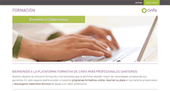 Desktop Screenshot of cinfaformacion.com