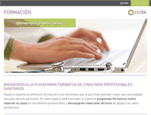 Tablet Screenshot of cinfaformacion.com